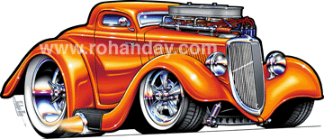 Ford on 34 Ford 3 Window Coupe Cartoon