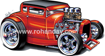28 Ford Coupe Cartoon