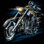 skeleton rider